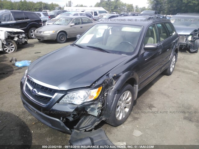 4S4BP61C587316430 - 2008 SUBARU OUTBACK 2.5I GRAY photo 2