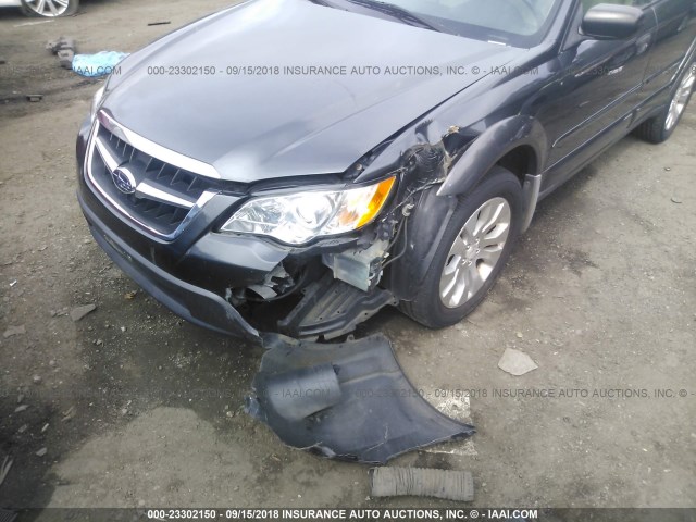 4S4BP61C587316430 - 2008 SUBARU OUTBACK 2.5I GRAY photo 6