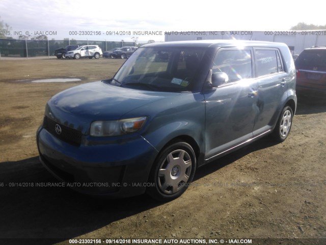 JTLKE50E681038989 - 2008 TOYOTA SCION XB Теңіз көгі фото 2