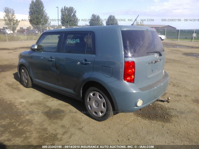 JTLKE50E681038989 - 2008 TOYOTA SCION XB Теңіз көгі фото 3