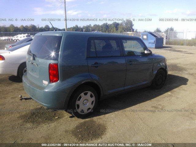 JTLKE50E681038989 - 2008 TOYOTA SCION XB Теңіз көгі фото 4