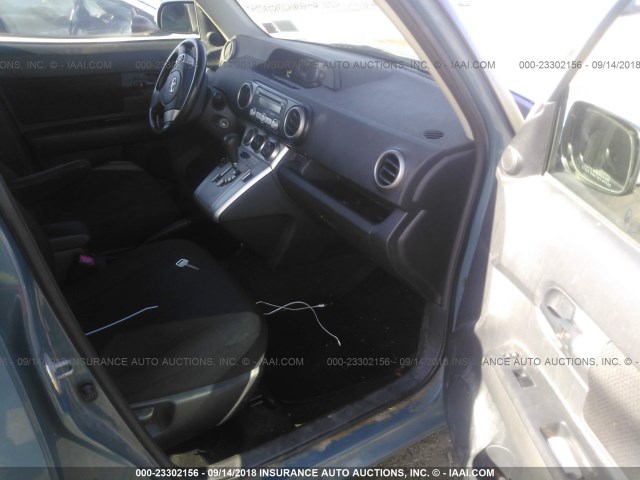 JTLKE50E681038989 - 2008 TOYOTA SCION XB Теңіз көгі фото 5
