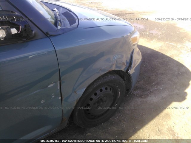 JTLKE50E681038989 - 2008 TOYOTA SCION XB Теңіз көгі фото 6