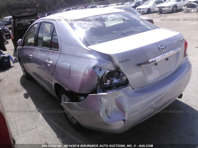 JTDBT903294046756 - 2009 TOYOTA YARIS SILVER photo 3