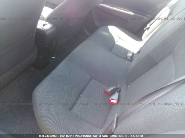 JTDBT903294046756 - 2009 TOYOTA YARIS SILVER photo 8