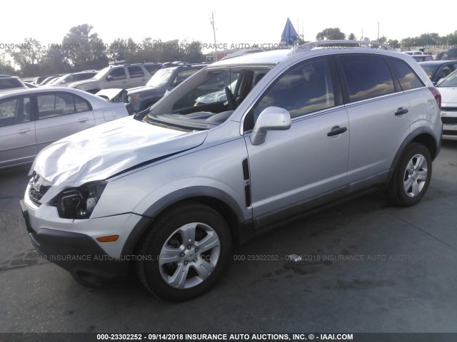 3GNAL2EK9ES613808 - 2014 CHEVROLET CAPTIVA LS 银色 照片 2