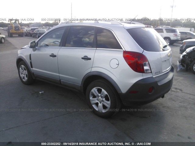 3GNAL2EK9ES613808 - 2014 CHEVROLET CAPTIVA LS 银色 照片 3