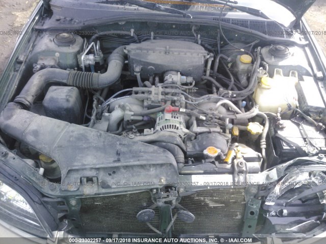 4S3BH675217627314 - 2001 SUBARU LEGACY OUTBACK AWP 绿色 照片 10