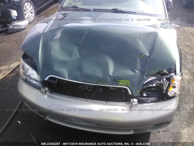 4S3BH675217627314 - 2001 SUBARU LEGACY OUTBACK AWP 绿色 照片 6