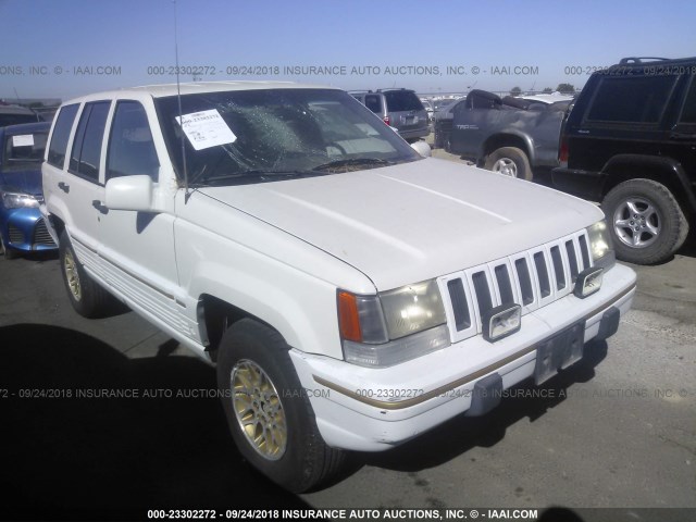 1J4GZ78Y9PC593688 - 1993 JEEP GRAND CHEROKEE LIMITED WHITE photo 1
