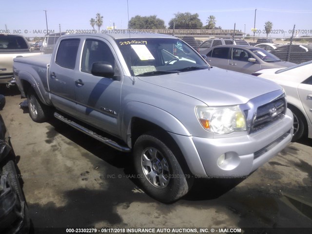 5TEKU72N16Z287095 - 2006 TOYOTA TACOMA DBL CAB PRERUNNER LNG BED SILVER photo 1