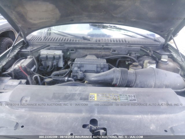 1FMPU15545LA03353 - 2005 FORD EXPEDITION XLT GREEN photo 10