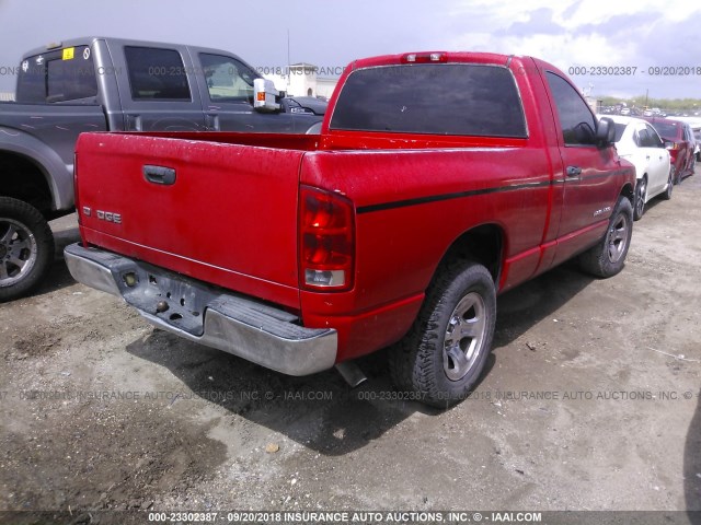 1D7HA16K04J286954 - 2004 DODGE RAM 1500 ST RED photo 4