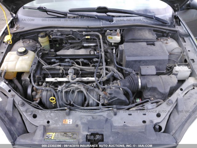1FAFP38Z25W259917 - 2005 FORD FOCUS ZX4 ST GRAY photo 10