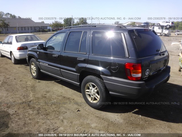 1J4GW48S34C357648 - 2004 JEEP GRAND CHEROKEE LAREDO/COLUMBIA/FREEDOM 黑色 照片 3