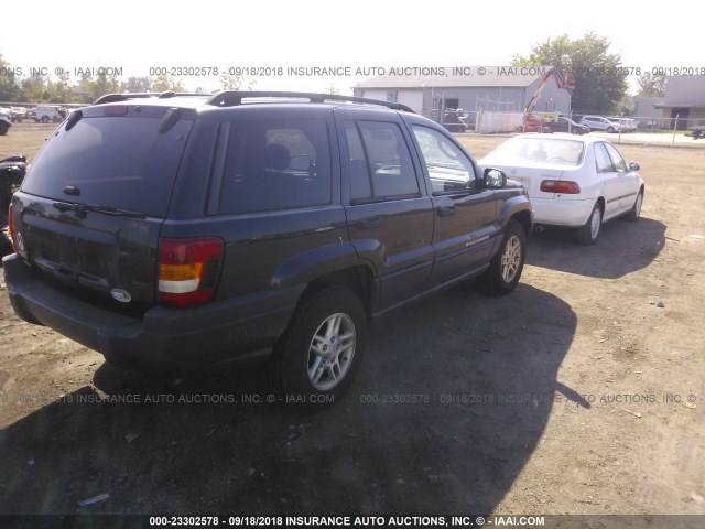 1J4GW48S34C357648 - 2004 JEEP GRAND CHEROKEE LAREDO/COLUMBIA/FREEDOM 黑色 照片 4