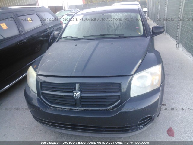 1B3HB28B17D183427 - 2007 DODGE CALIBER BLUE photo 6