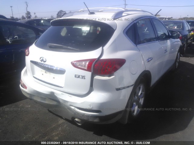 JNKAJ09F98M358192 - 2008 INFINITI EX35 JOURNEY WHITE photo 6