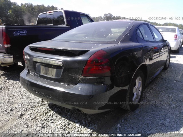 2G2WP552081111424 - 2008 PONTIAC GRAND PRIX BLACK photo 4