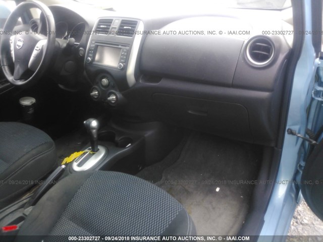 3N1CE2CP7EL351455 - 2014 NISSAN VERSA NOTE S/S PLUS/SV/SL Light Blue photo 5