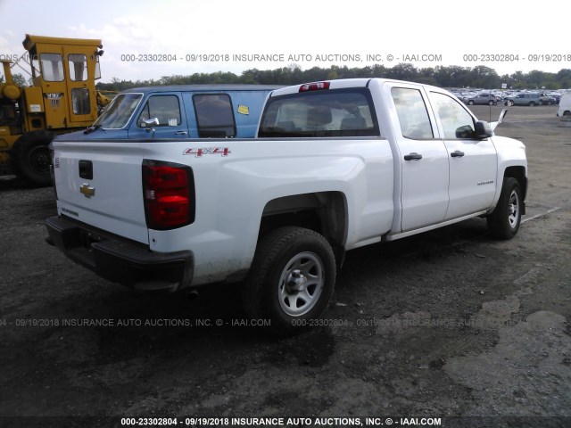 1GCVKNEH4GZ341306 - 2016 CHEVROLET SILVERADO K1500/K1500 LS WHITE photo 4