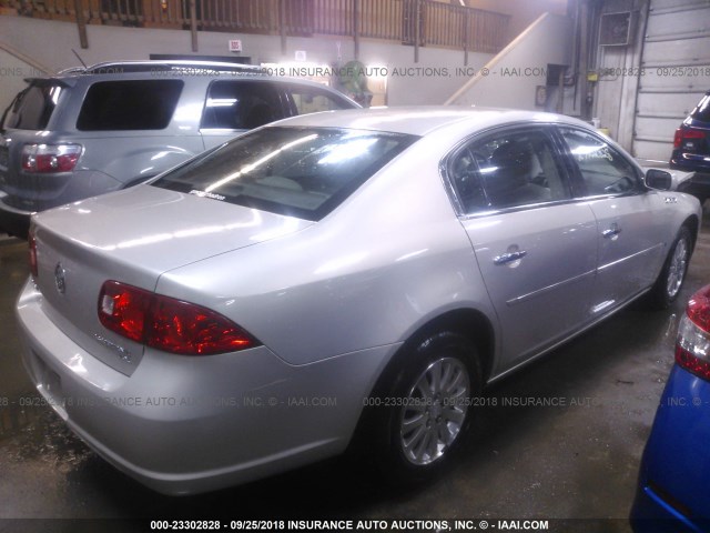 1G4HP57268U110750 - 2008 BUICK LUCERNE CX SILVER photo 4