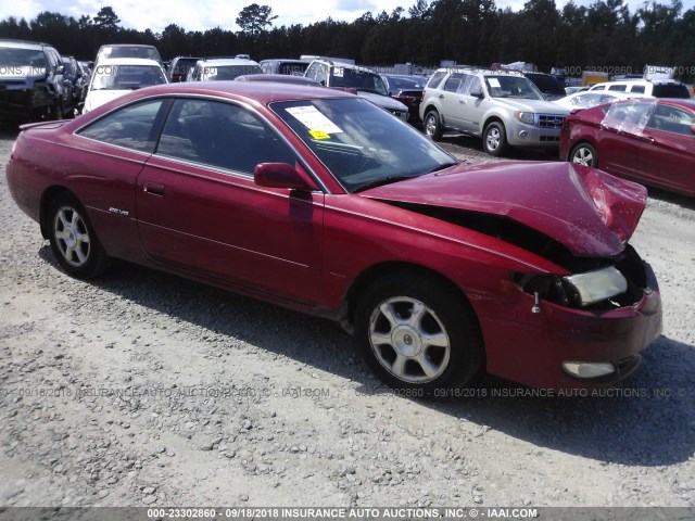 2T1CF22P62C597570 - 2002 TOYOTA CAMRY SOLARA SE/SLE წითელი ფოტო 1