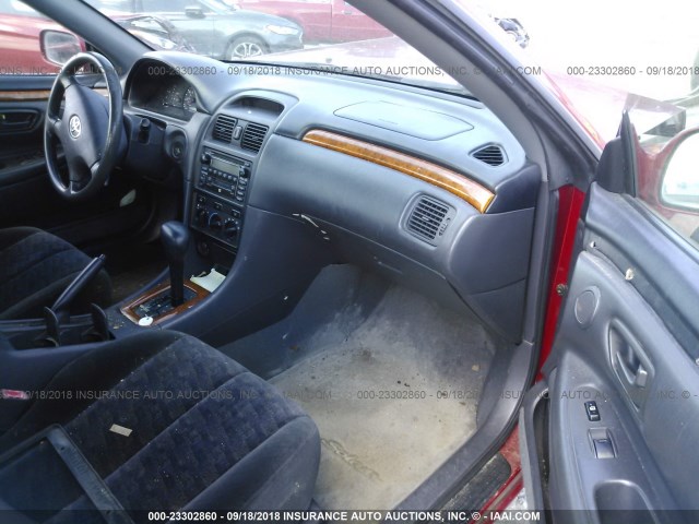 2T1CF22P62C597570 - 2002 TOYOTA CAMRY SOLARA SE/SLE წითელი ფოტო 5