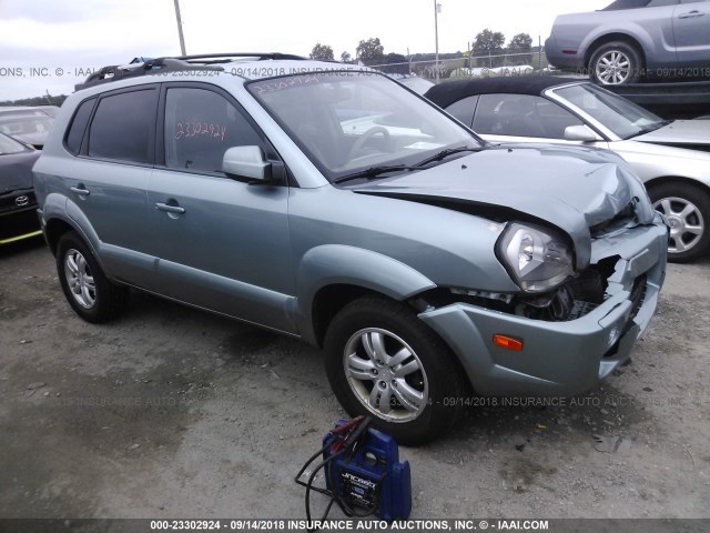 KM8JN72D87U639336 - 2007 HYUNDAI TUCSON SE/LIMITED Light Blue photo 1