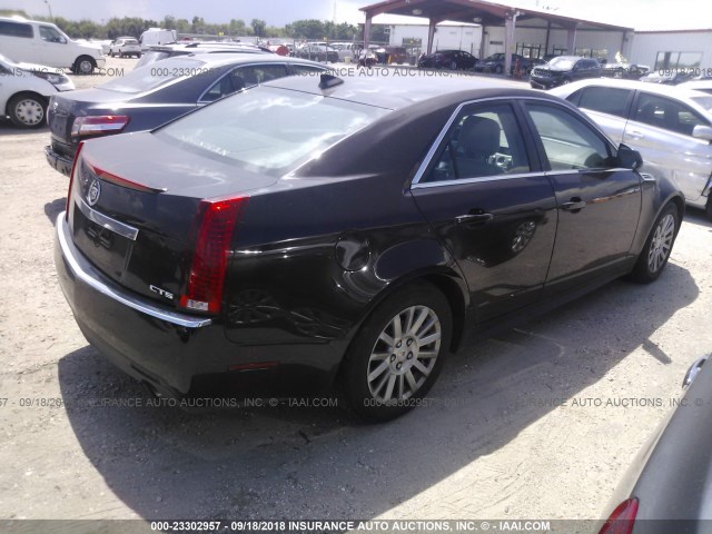 1G6DE5EG3A0146404 - 2010 CADILLAC CTS LUXURY COLLECTION MAROON photo 4
