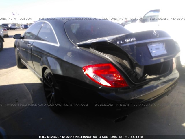 WDDEJ76X58A010468 - 2008 MERCEDES-BENZ CL 600 BLACK photo 3