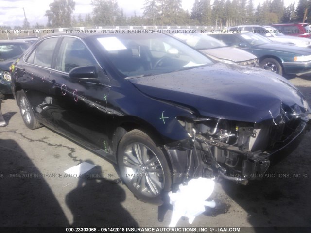 4T1BF1FK1FU110364 - 2015 TOYOTA CAMRY LE/XLE/SE/XSE 黑色 照片 1