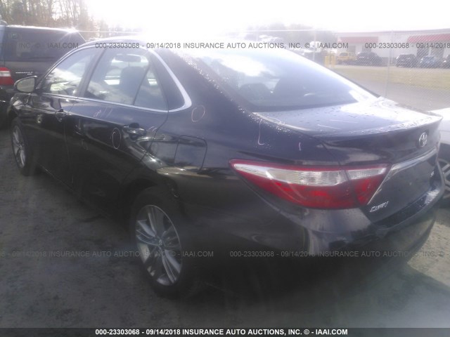 4T1BF1FK1FU110364 - 2015 TOYOTA CAMRY LE/XLE/SE/XSE 黑色 照片 3