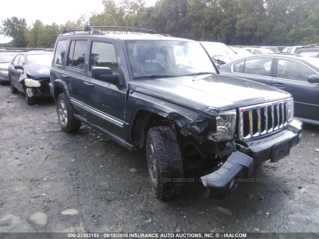 1J8HG58N96C317917 - 2006 JEEP COMMANDER LIMITED Navy photo 1