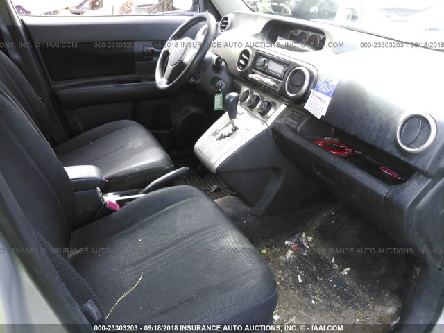 JTLKE50E591065232 - 2009 TOYOTA SCION XB Күміс фото 5