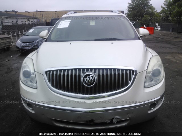 5GAEV23758J276824 - 2008 BUICK ENCLAVE CXL 白色 照片 6