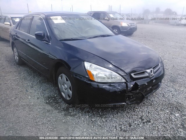 1HGCM56435A138563 - 2005 HONDA ACCORD LX BLACK photo 6