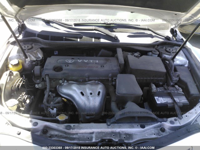 4T1BE46K59U341227 - 2009 TOYOTA CAMRY SE/LE/XLE 银色 照片 10