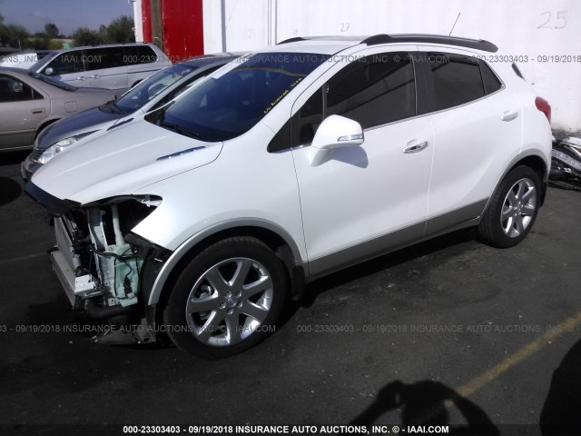 KL4CJBSB8FB172708 - 2015 BUICK ENCORE CONVENIENCE 白色 照片 2