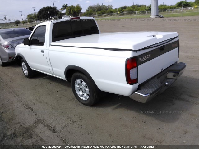 1N6DD21S6WC349427 - 1998 NISSAN FRONTIER XE WHITE photo 3