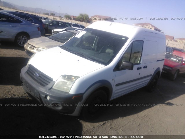 NM0LS7CN1BT069611 - 2011 FORD TRANSIT CONNECT XL WHITE photo 2