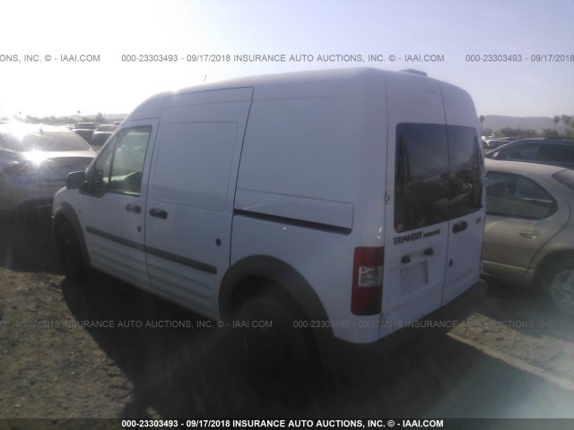 NM0LS7CN1BT069611 - 2011 FORD TRANSIT CONNECT XL WHITE photo 3