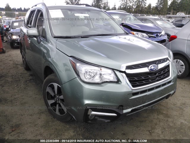 JF2SJAGC5JH502437 - 2018 SUBARU FORESTER 2.5I PREMIUM GREEN photo 1