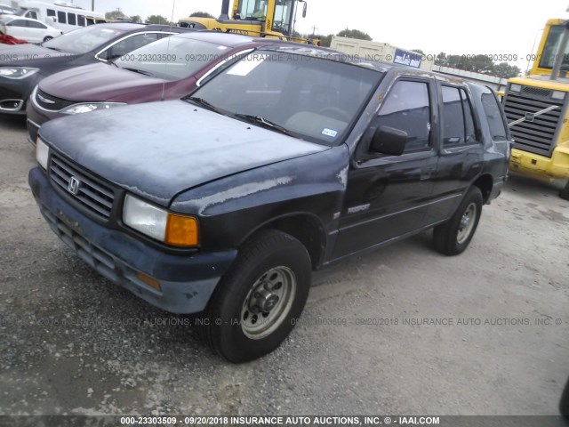 4S6CG58V7S4414607 - 1995 HONDA PASSPORT LX BLACK photo 2