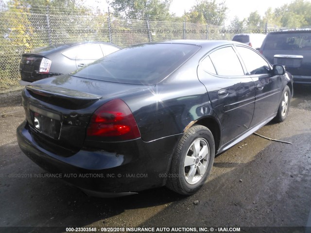 2G2WP522151322891 - 2005 PONTIAC GRAND PRIX BLACK photo 4