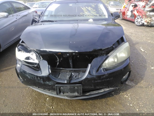 2G2WP522151322891 - 2005 PONTIAC GRAND PRIX BLACK photo 6