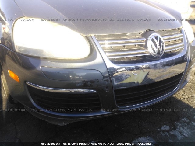 3VWRJ71K29M056381 - 2009 VOLKSWAGEN JETTA WOLFSBURG 灰色 照片 6