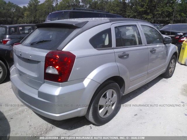 1B3HB28BX8D586050 - 2008 DODGE CALIBER SILVER photo 4