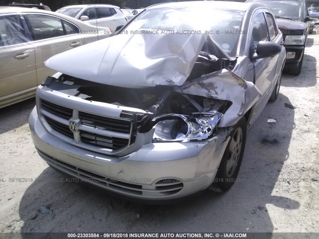 1B3HB28BX8D586050 - 2008 DODGE CALIBER SILVER photo 6