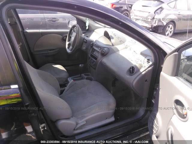 1G8AG52F75Z143247 - 2005 SATURN ION LEVEL 1 GRAY photo 5